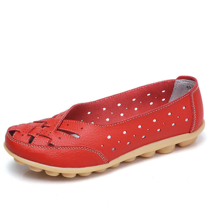 Elane | Breathable Leather Orthopedic Loafers