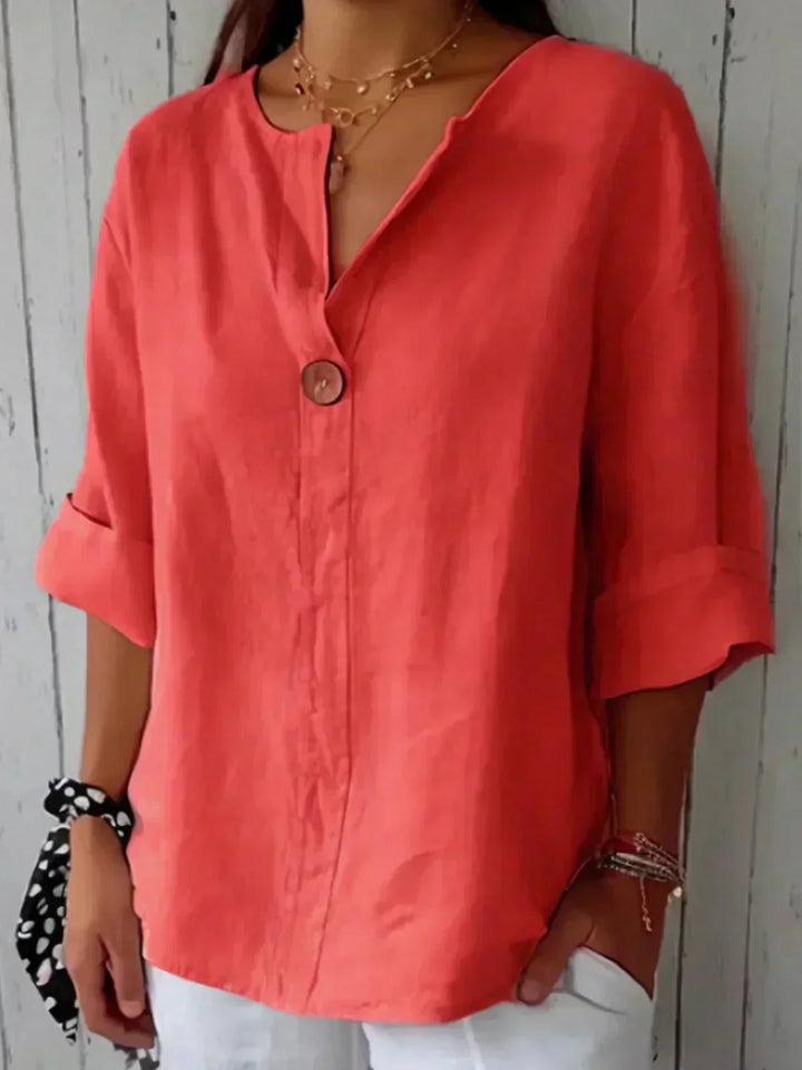 Helen | Relaxed V-Neck Top