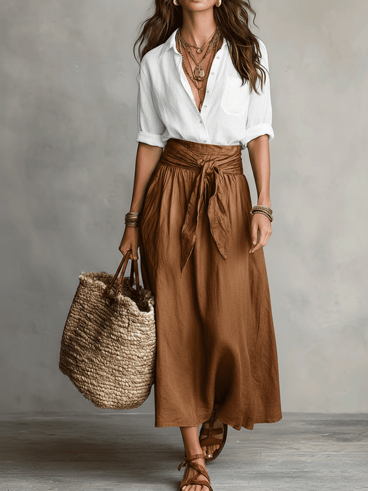 Madeleine | Boho Two-Piece Skirt Set