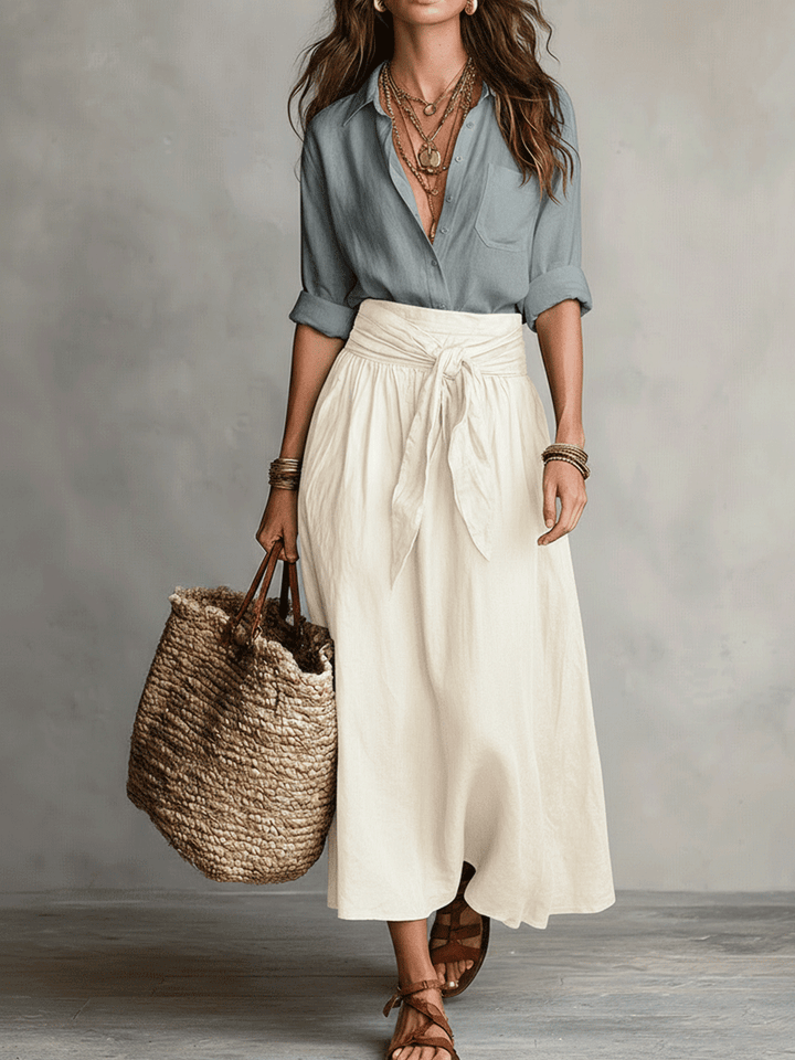 Madeleine | Boho Two-Piece Skirt Set