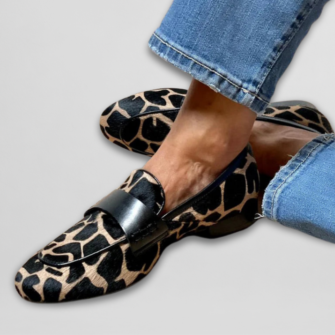 Riana | Animal-Print Loafers