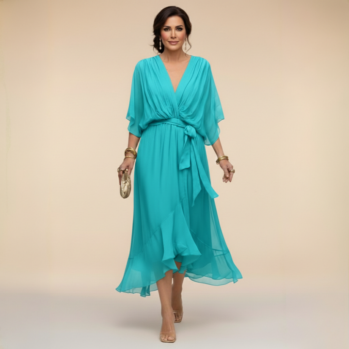 Monica | V-Neck Wrap Dress