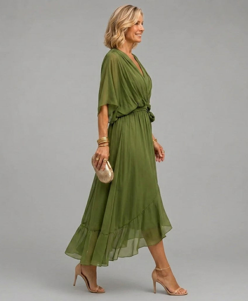 Monica | V-Neck Wrap Dress