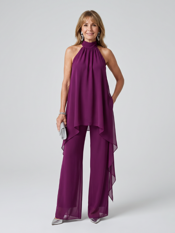 Berdine | Halter Neck Tunic Set