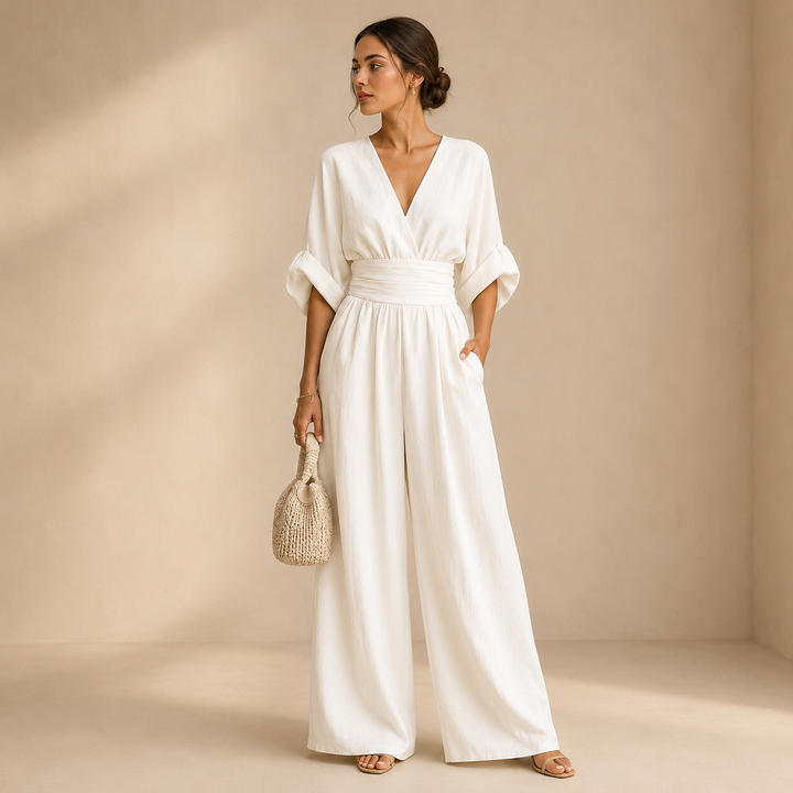 Patricia | Elegant Wide-Leg Jumpsuit