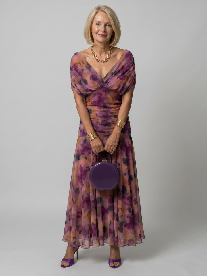 Ronel | Off-Shoulder Midi Dress