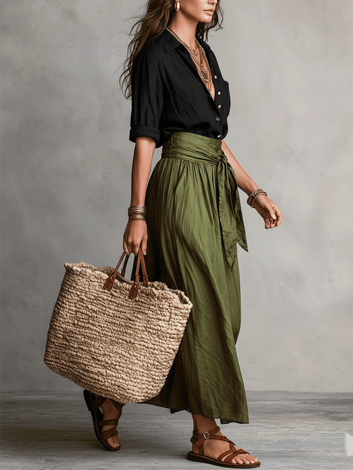 Madeleine | Boho Two-Piece Skirt Set