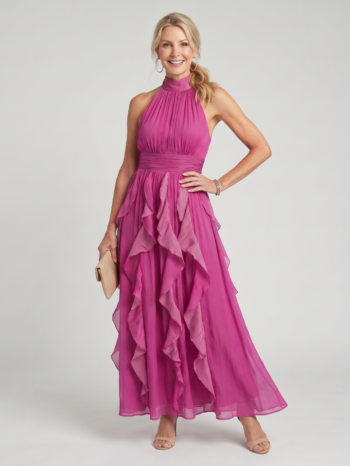 Odette | Ruffle Layered Maxi Dress