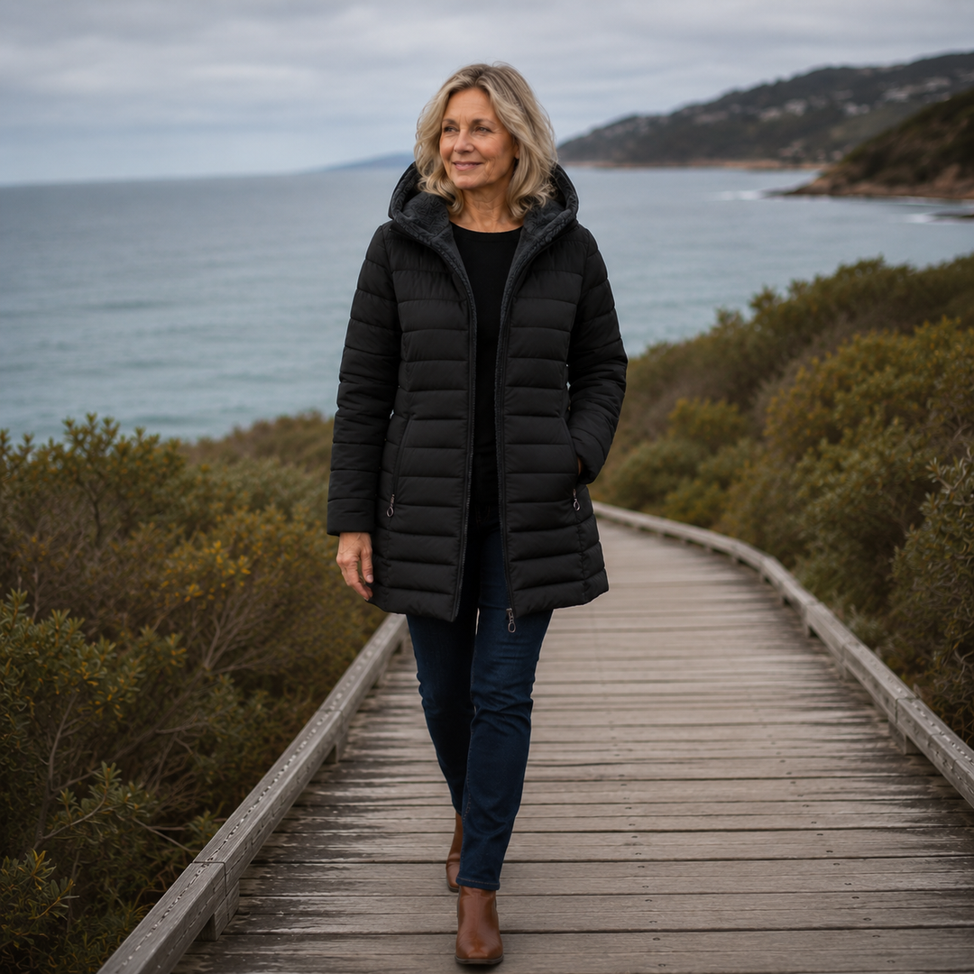 Marilyn | Fleece-Lined Weatherproof Coat
