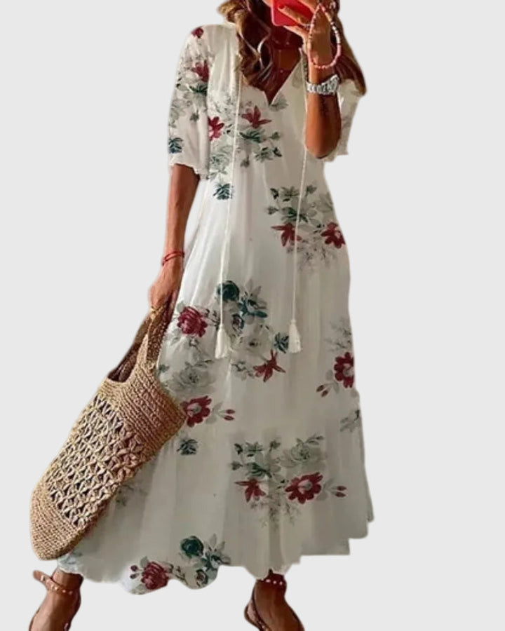 Amalia | Boho Vintage Maxi Dress