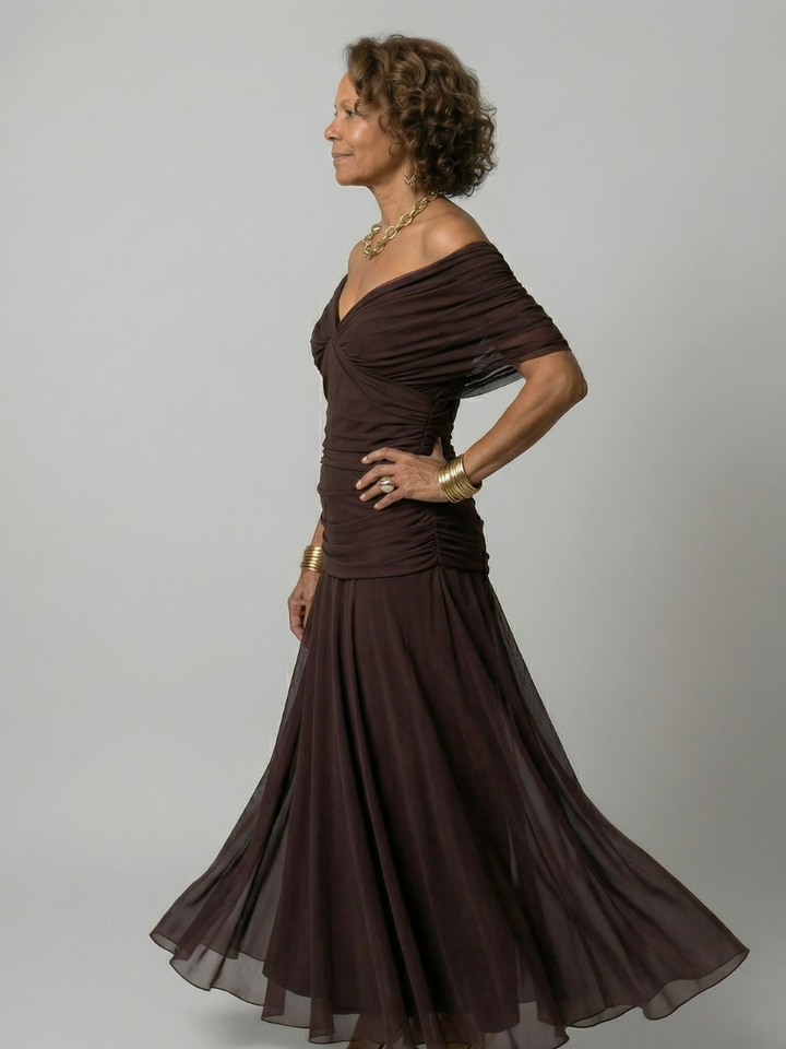 Carika | Off-Shoulder Midi Dress