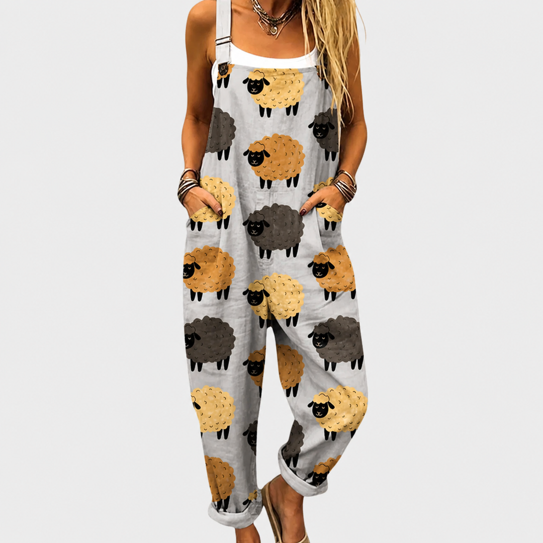 Doris | Relaxed Patterned Jumpsuit