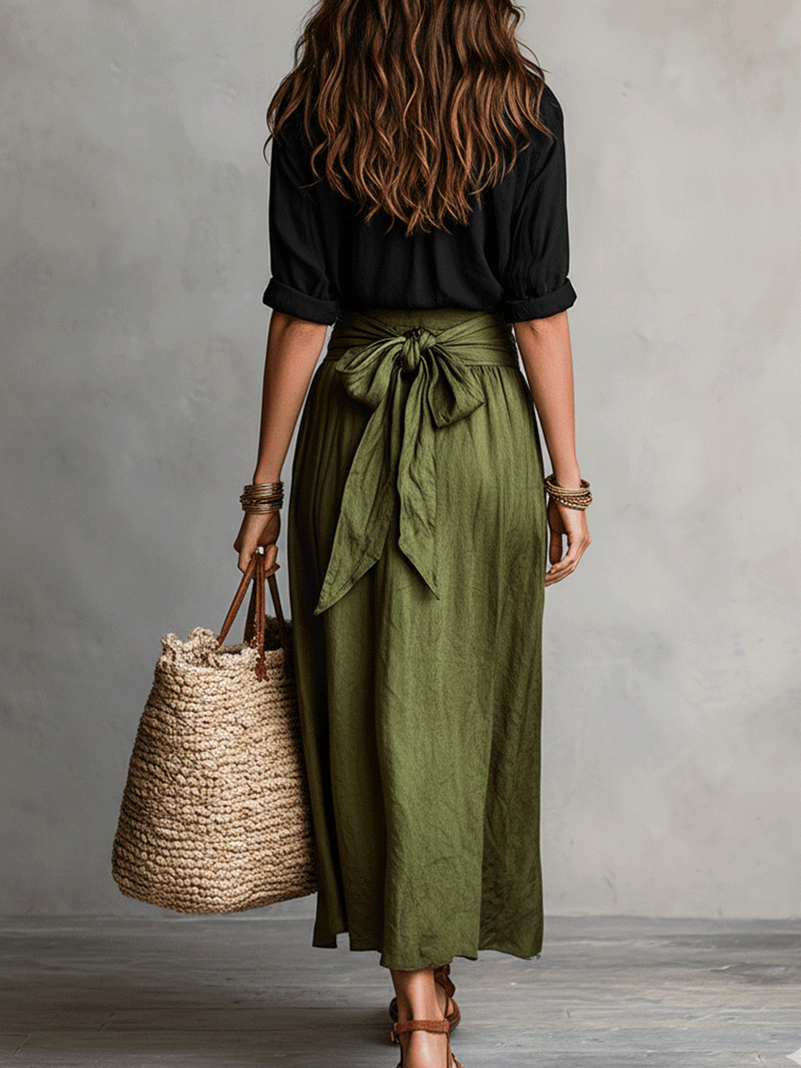 Madeleine | Boho Two-Piece Skirt Set