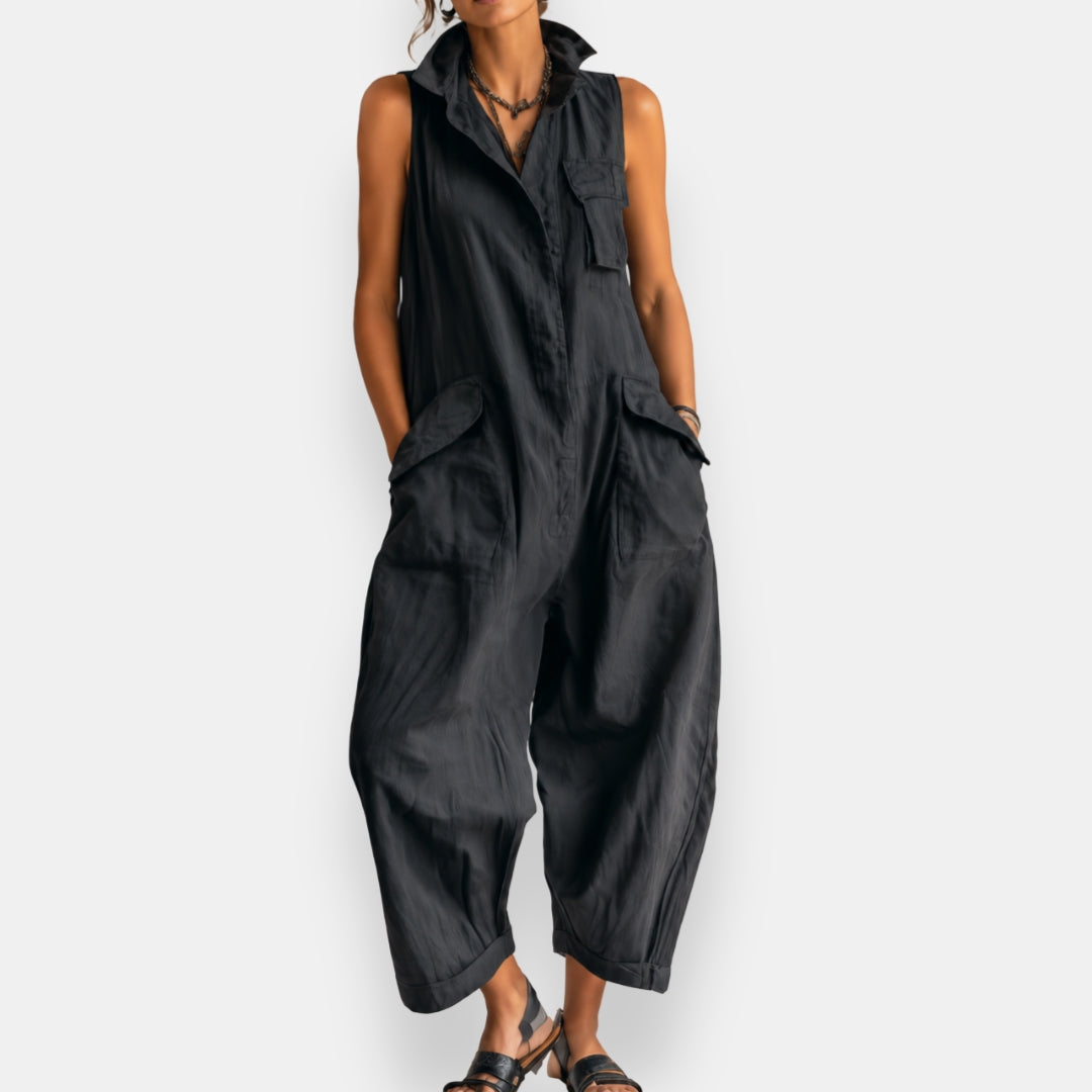 Marlise | Sleeveless Oversized Jumpsuit