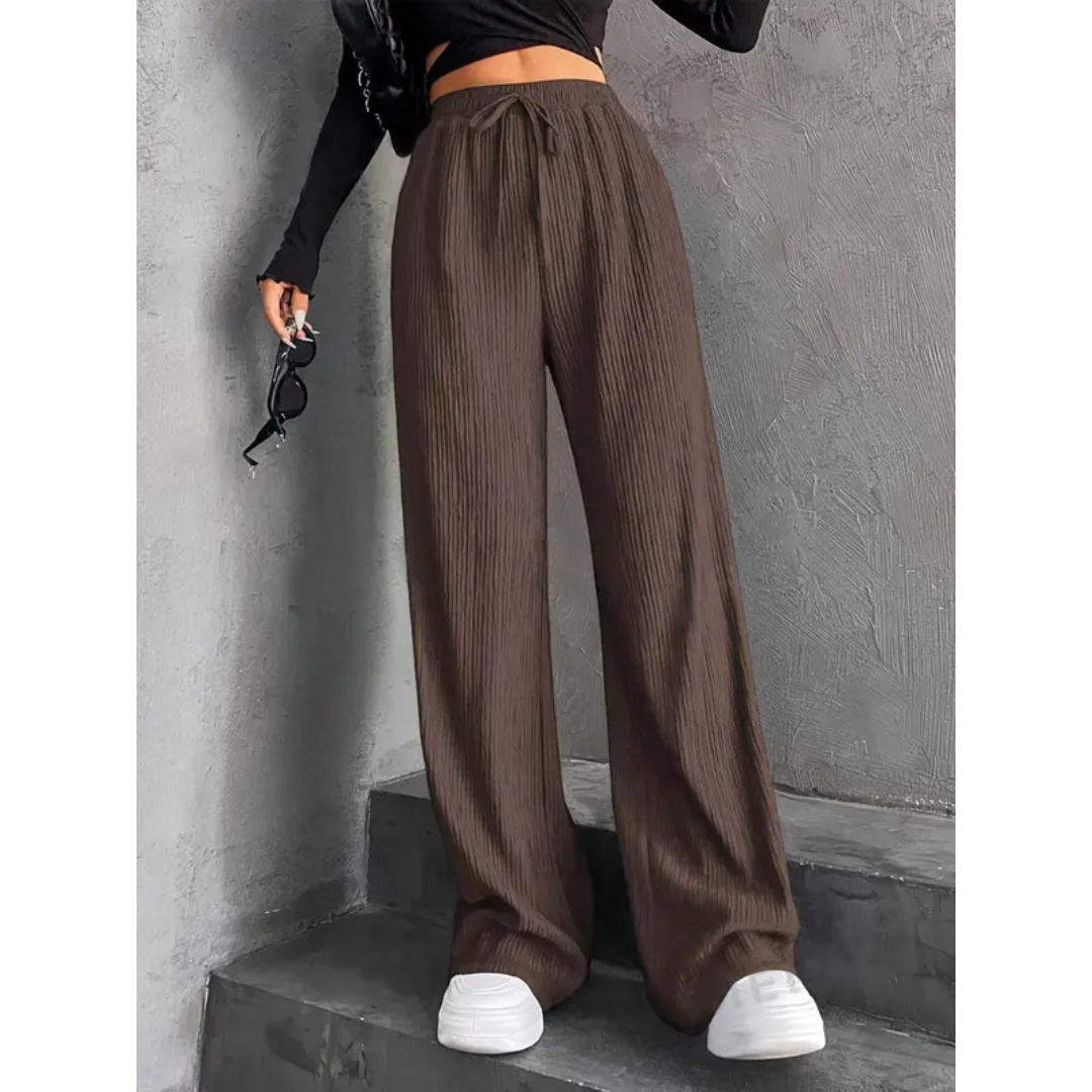 Margot | Comfy Wide-Waist Everyday Trousers