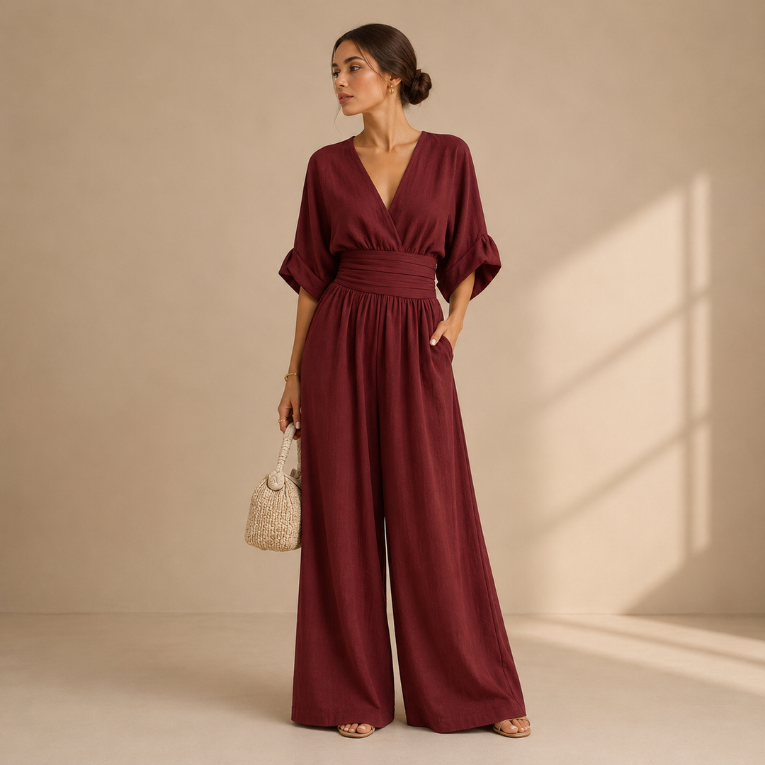Patricia | Elegant Wide-Leg Jumpsuit