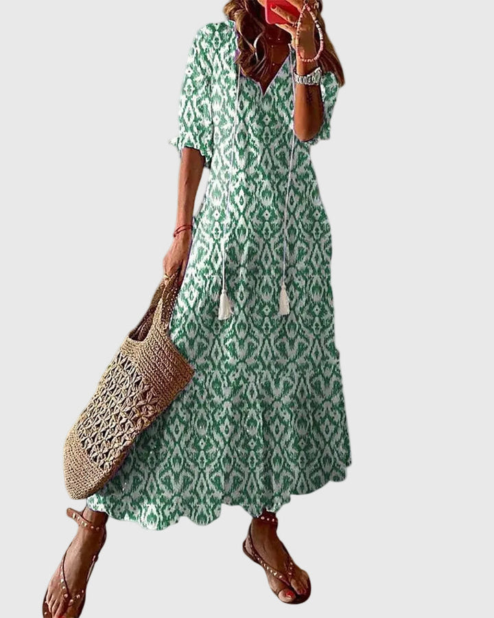 Amalia | Boho Vintage Maxi Dress