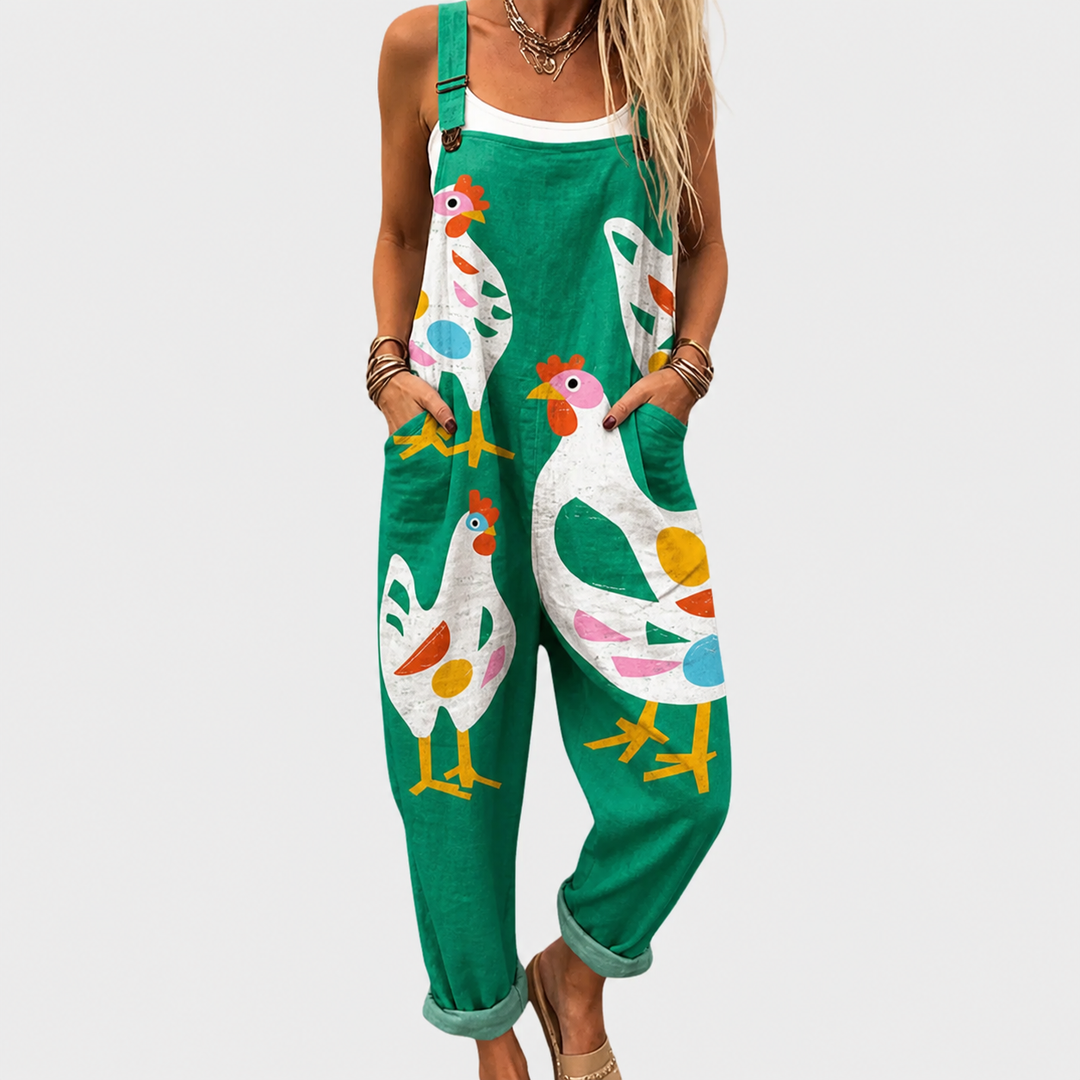 Alma | Relaxed Patterned Jumpsuit
