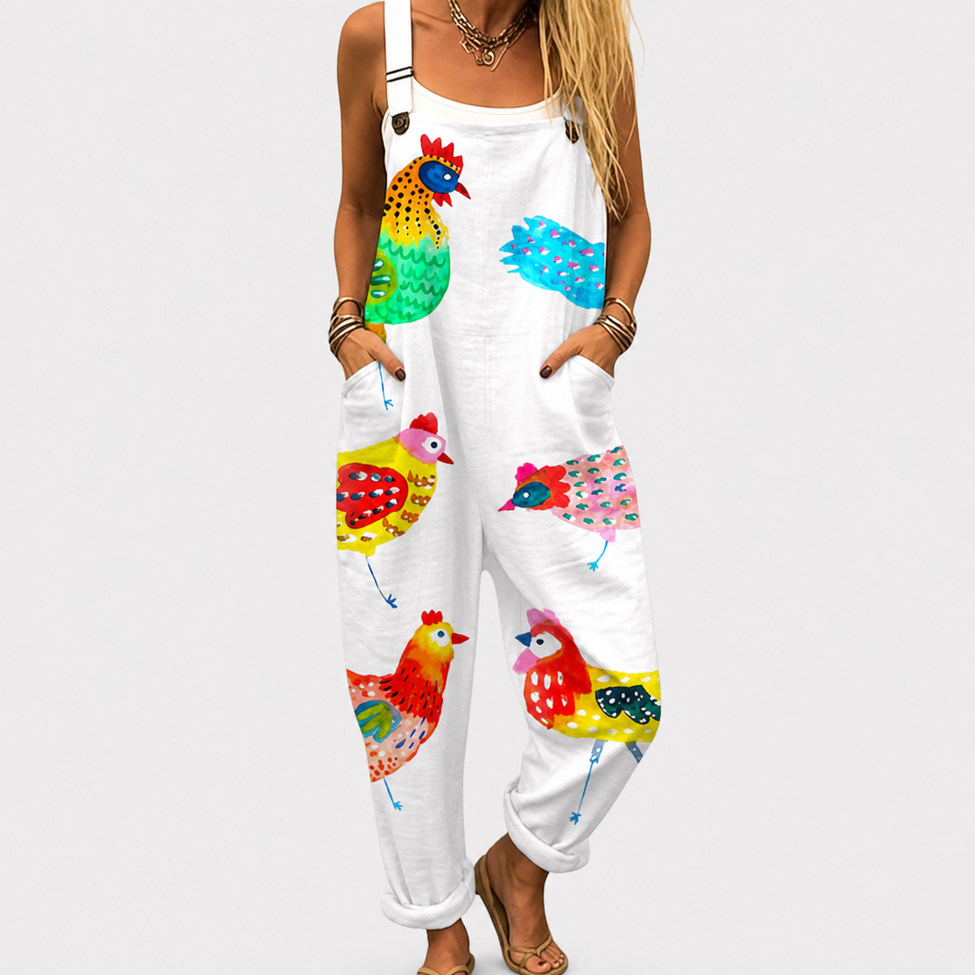 Thelma | Relaxed Patterned Jumpsuit
