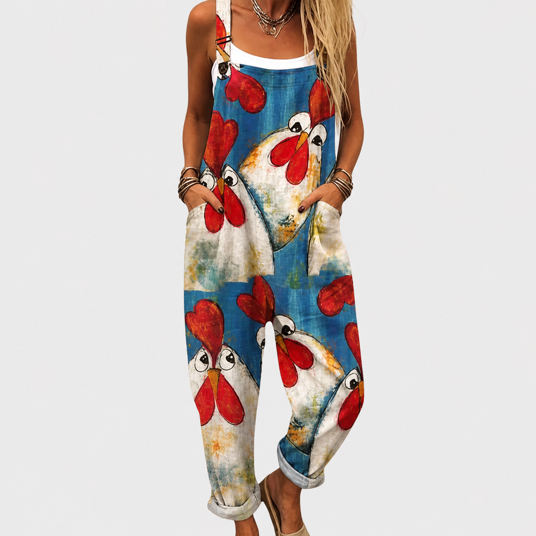Wilma | Relaxed Patterned Jumpsuit