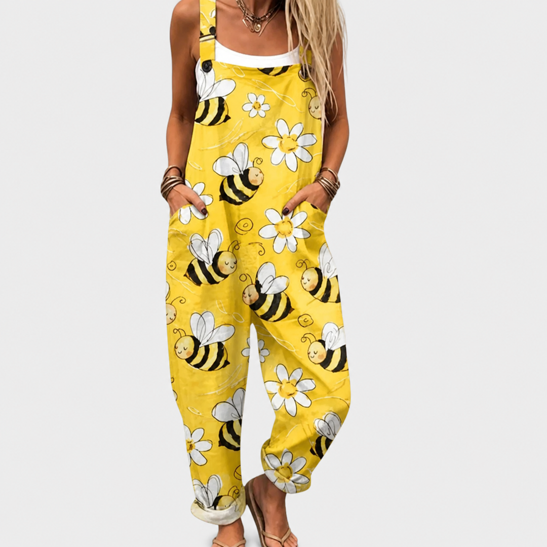 Beryl | Relaxed Patterned Jumpsuit