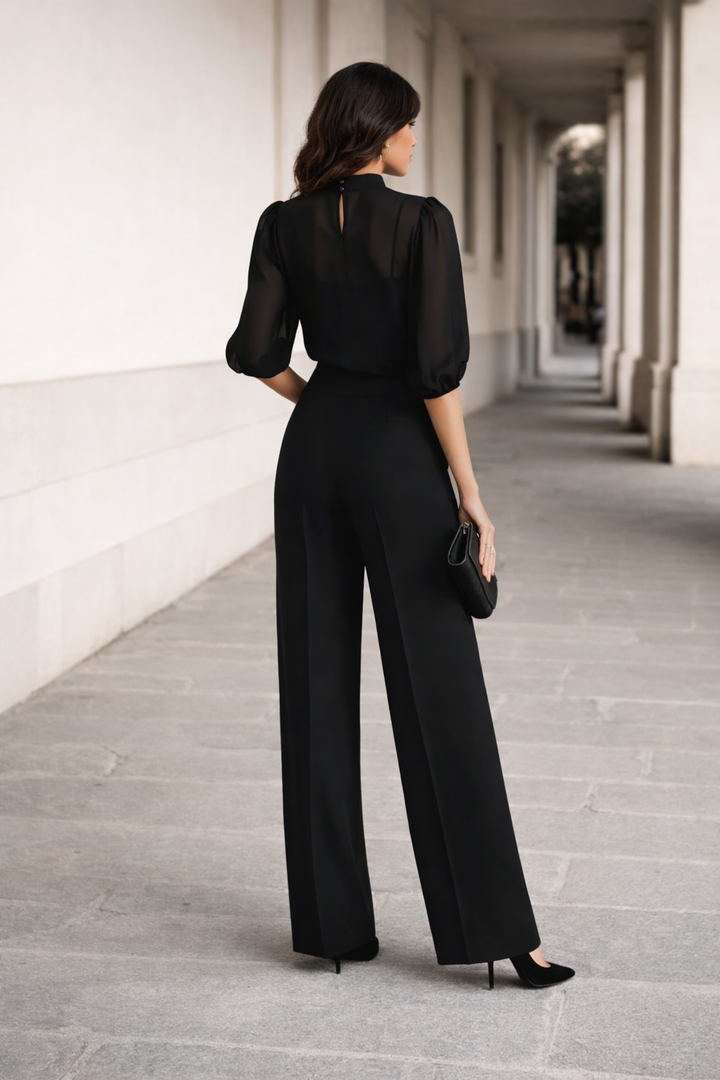 Nokuthula | Sheer Camisole Three-Piece Set