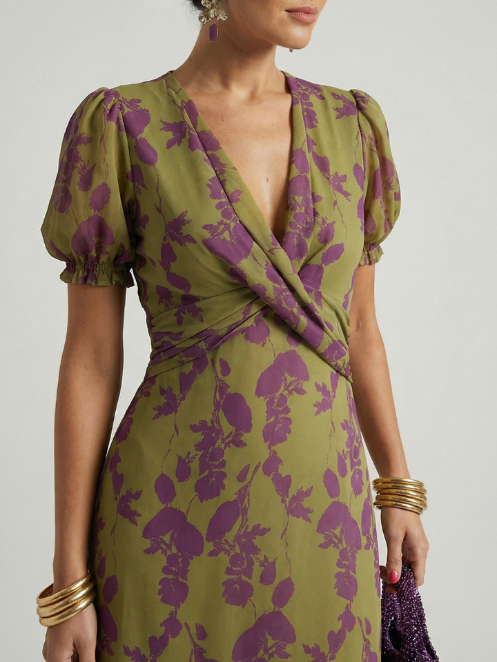 Vicky | Relaxed Floral Midi Dress