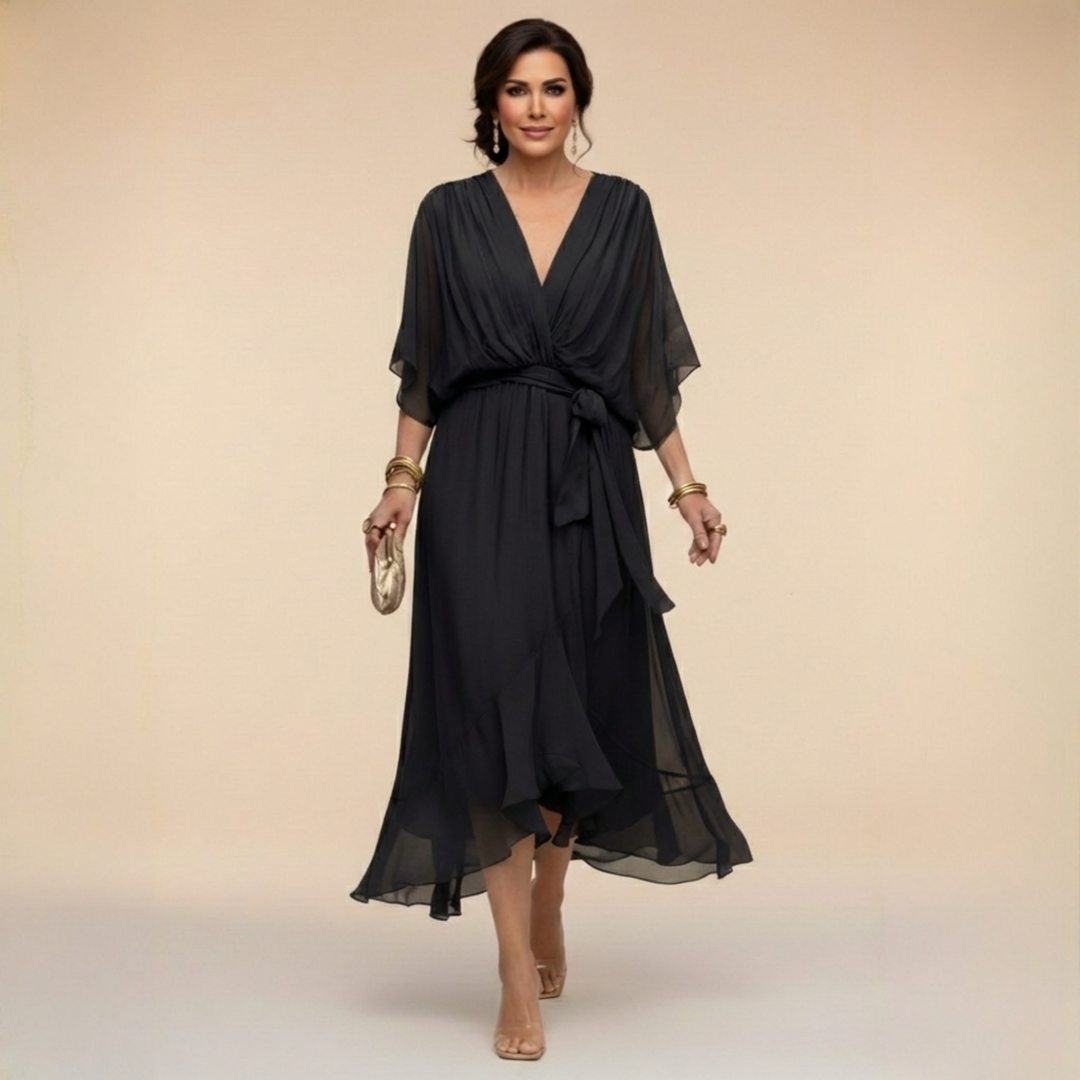 Monica | V-Neck Wrap Dress