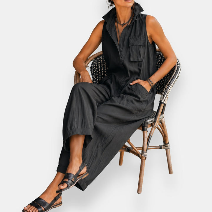 Marlise | Sleeveless Oversized Jumpsuit