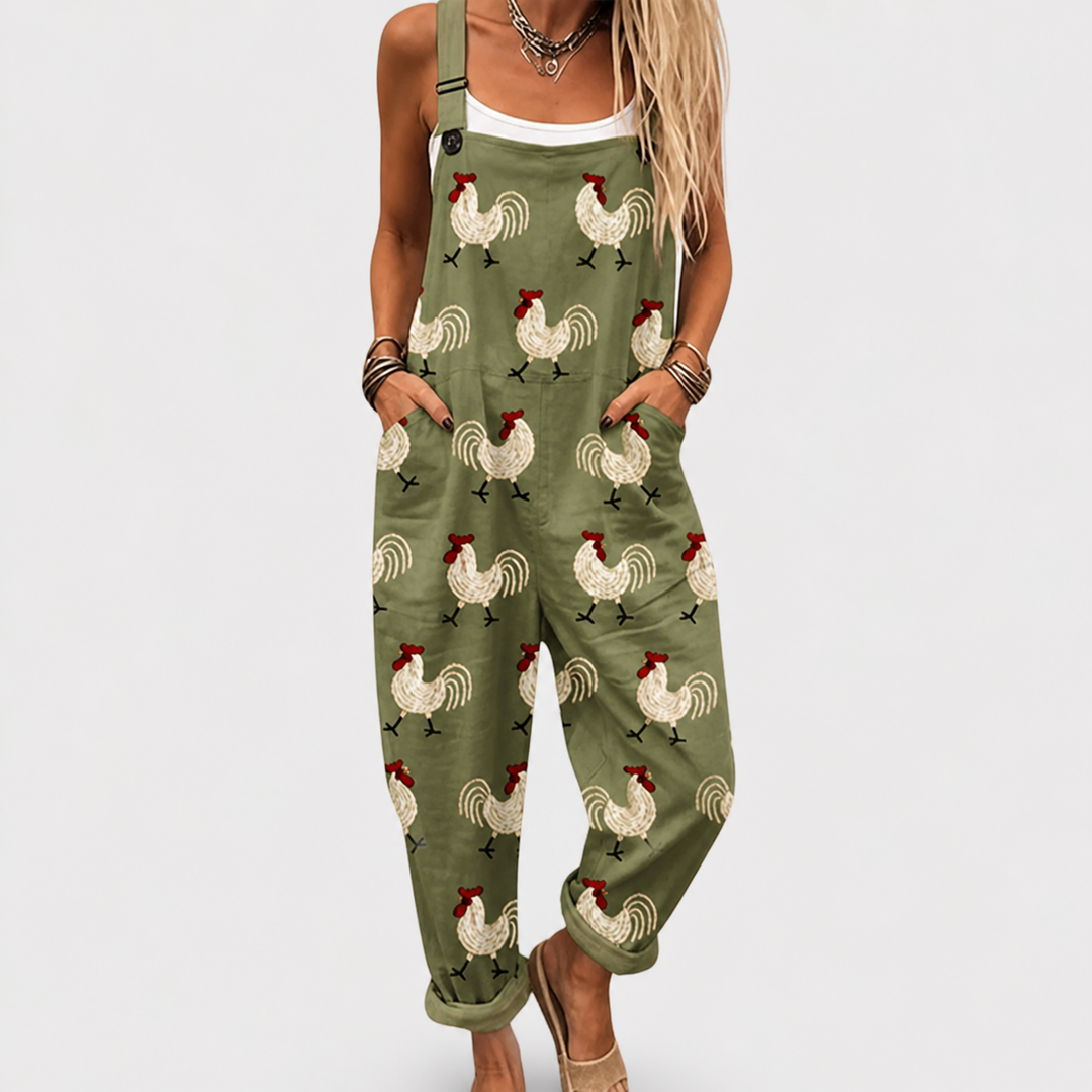 Sheila | Relaxed Patterned Jumpsuit