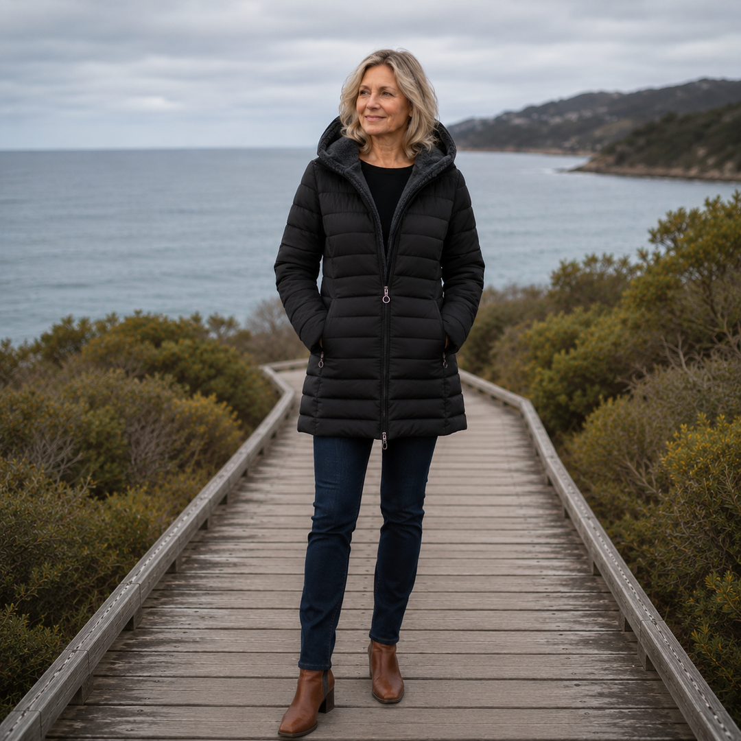 Marilyn | Fleece-Lined Weatherproof Coat