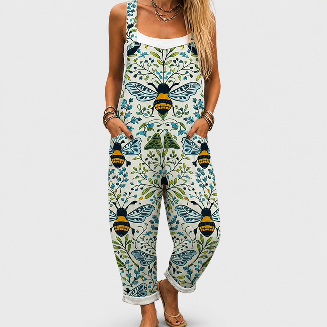 Una | Relaxed Patterned Jumpsuit