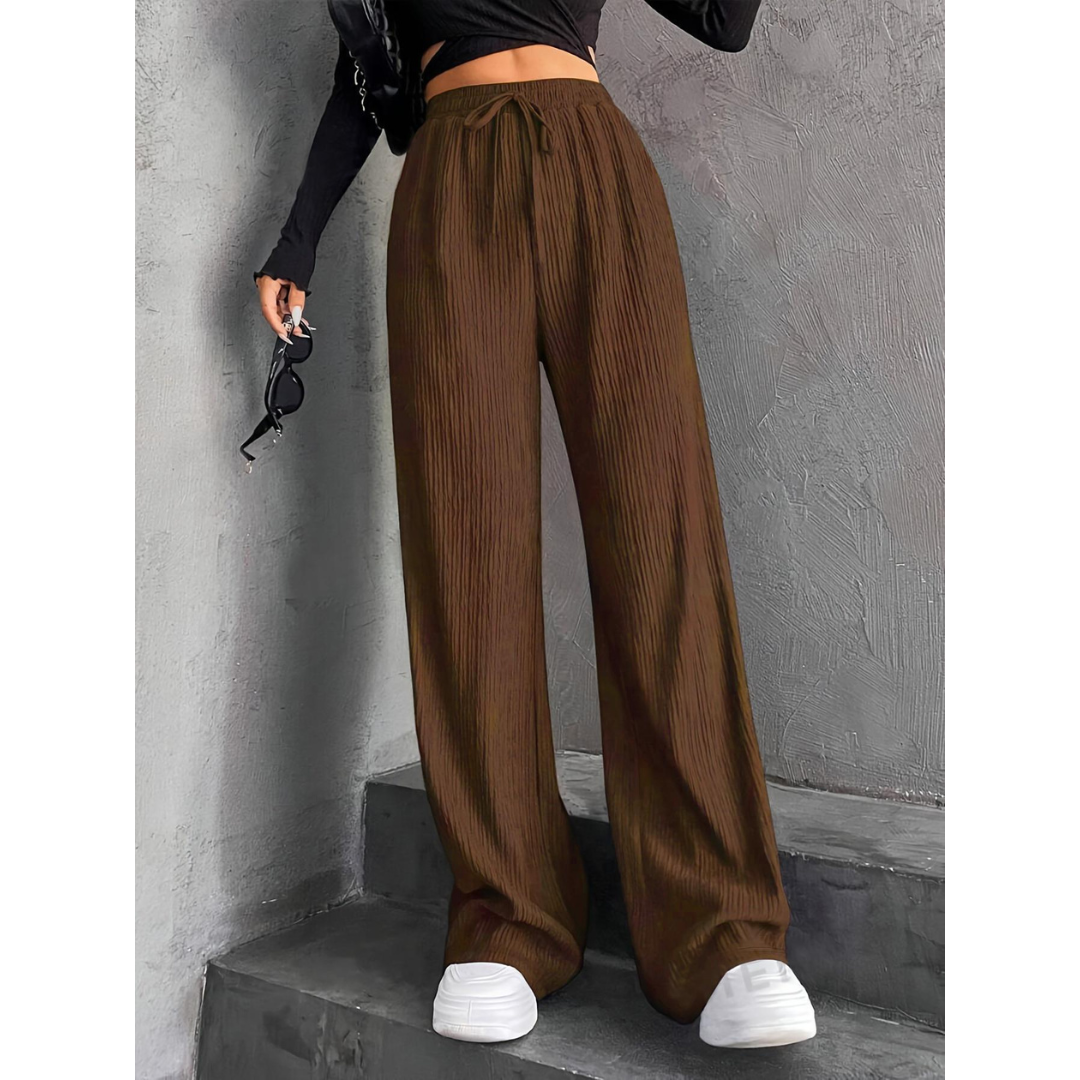 Margot | Comfy Wide-Waist Everyday Trousers