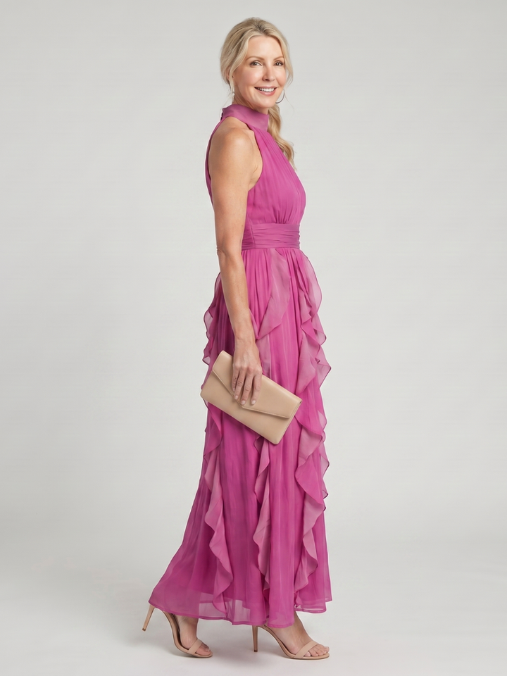 Odette | Ruffle Layered Maxi Dress