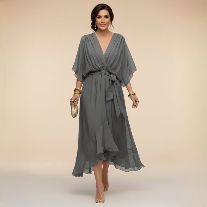 Monica | V-Neck Wrap Dress