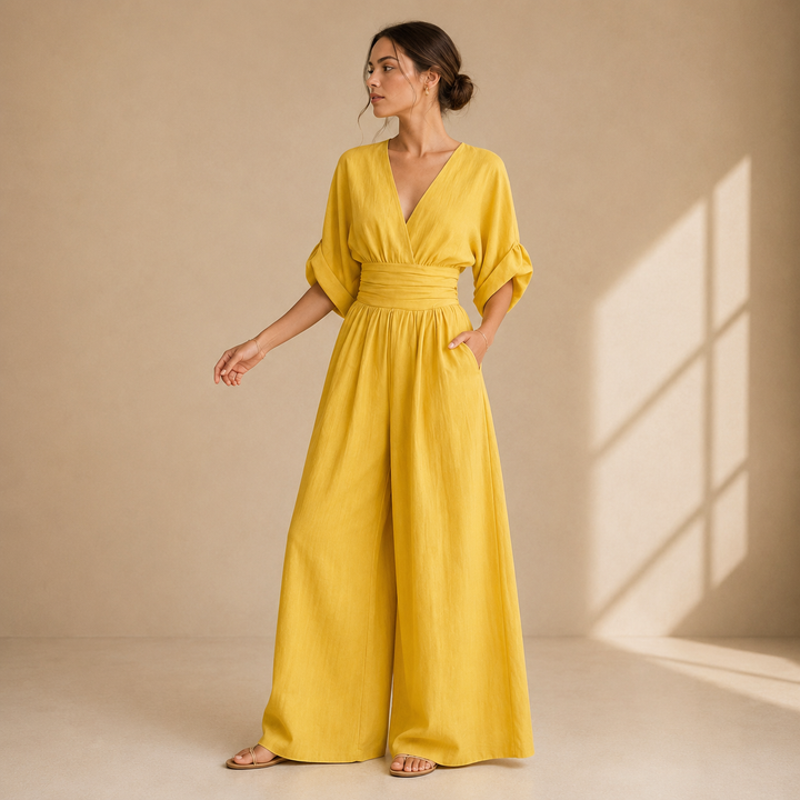Patricia | Elegant Wide-Leg Jumpsuit