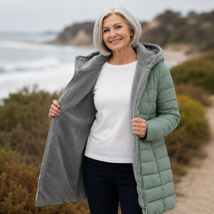 Marilyn | Fleece-Lined Weatherproof Coat