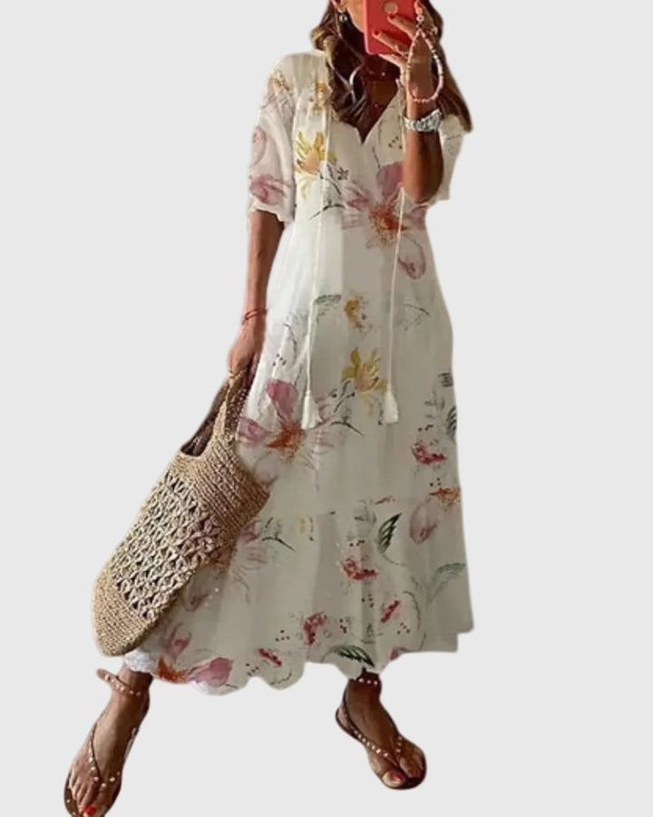 Amalia | Boho Vintage Maxi Dress