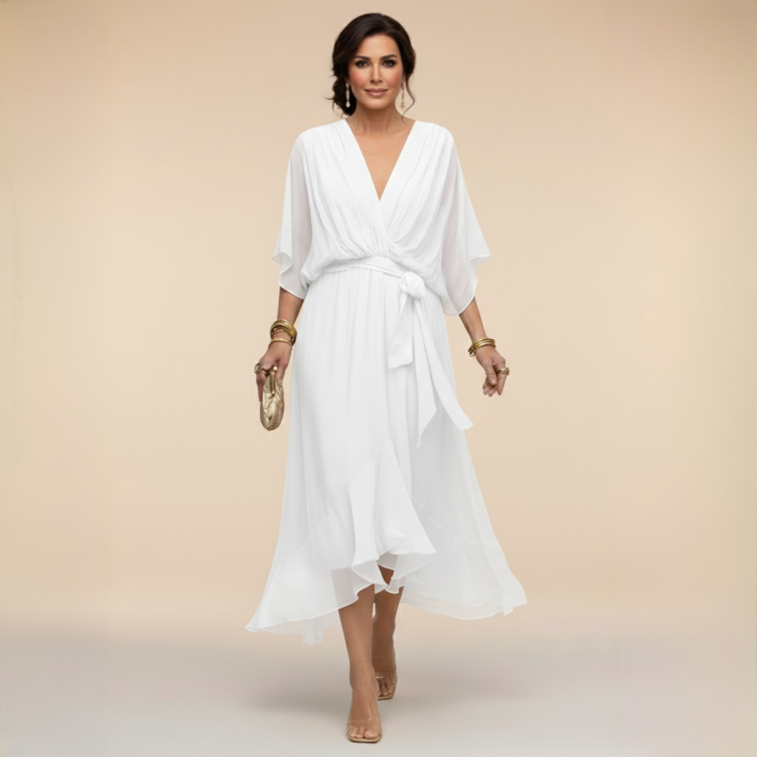 Monica | V-Neck Wrap Dress