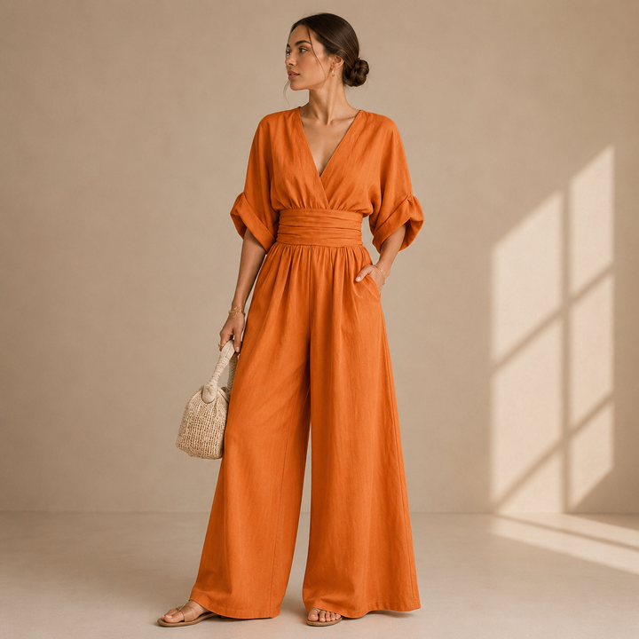 Patricia | Elegant Wide-Leg Jumpsuit