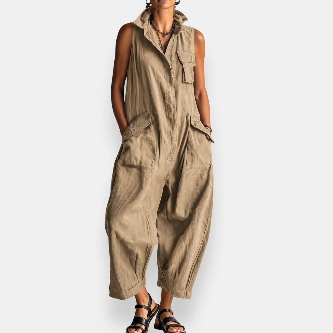 Marlise | Sleeveless Oversized Jumpsuit