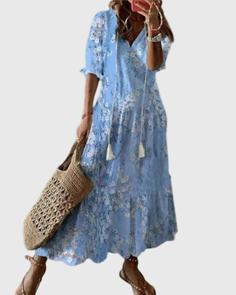 Amalia | Boho Vintage Maxi Dress