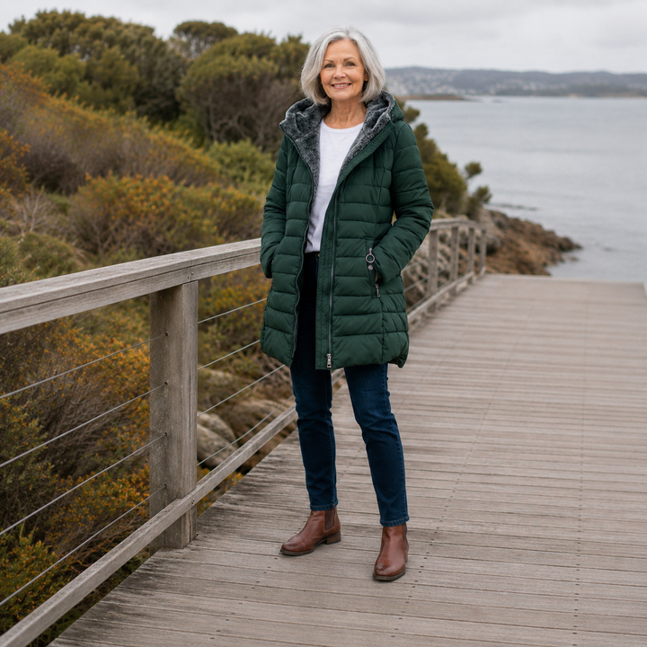 Marilyn | Fleece-Lined Weatherproof Coat