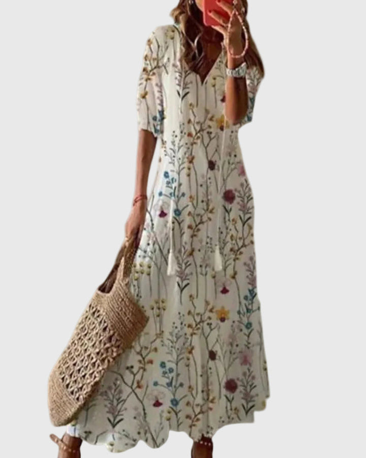 Amalia | Boho Vintage Maxi Dress