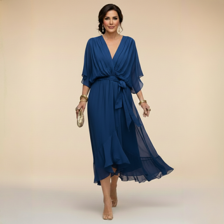 Monica | V-Neck Wrap Dress
