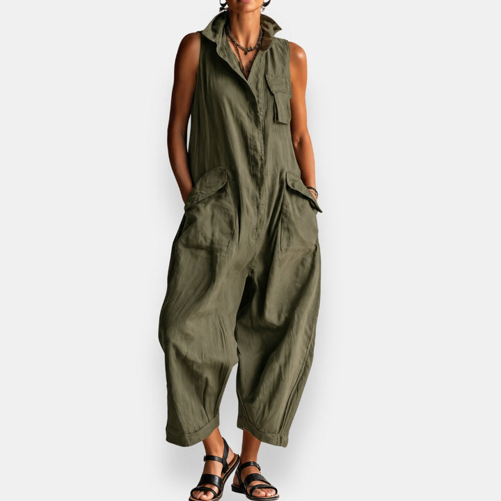 Marlise | Sleeveless Oversized Jumpsuit