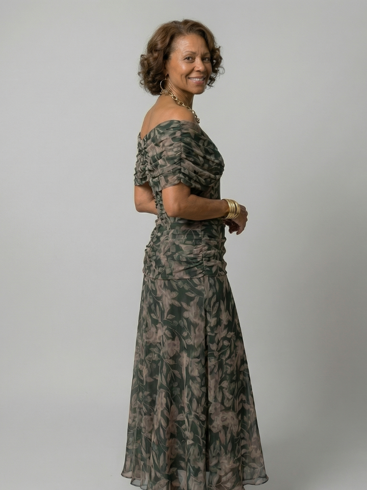 Carika | Off-Shoulder Midi Dress