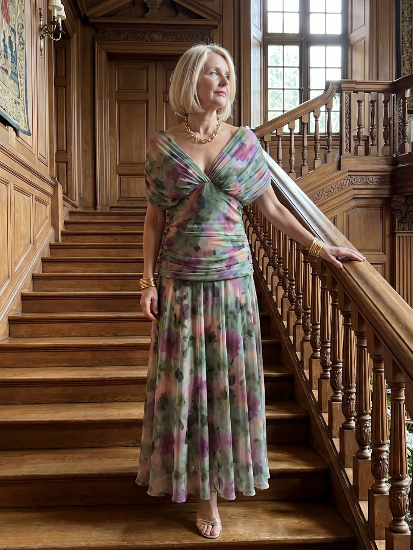 Ronel | Off-Shoulder Midi Dress
