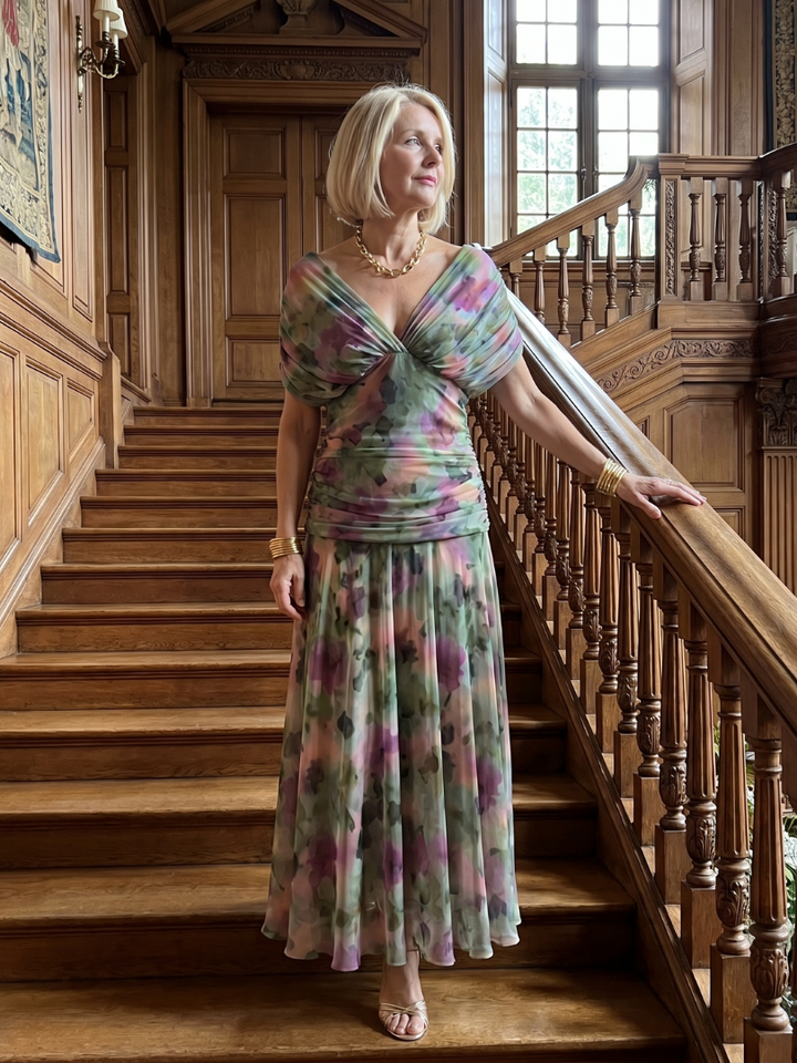 Ronel | Off-Shoulder Midi Dress