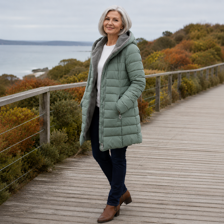 Marilyn | Fleece-Lined Weatherproof Coat